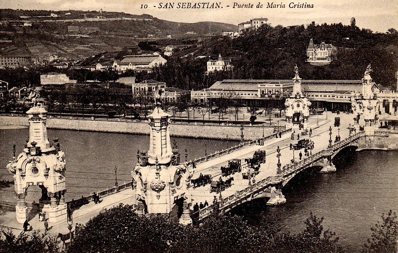 Puente Maria Cristina. San Sebastian. Comienzos del Siglo XX (San Sebastián - Donosti)