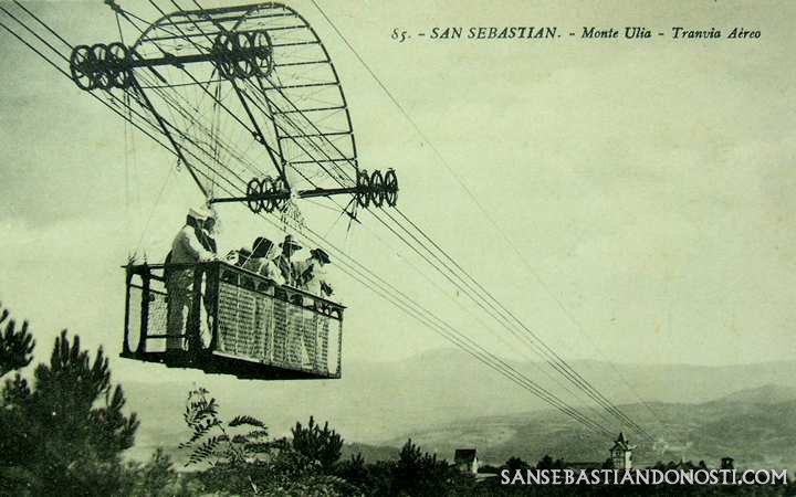 San Sebastián. Monte Ulía-Tranvía Aéreo (San Sebastián - Donosti)